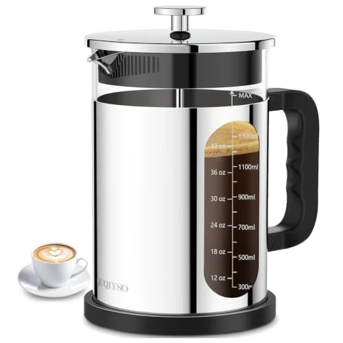 Official French Press Coffee Maker 51oz Consistent