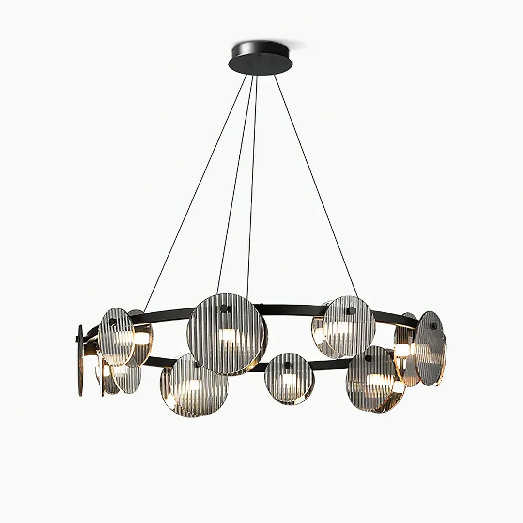 Outstanding Halo Grid Chandelier Luxury
