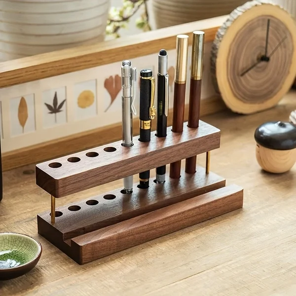 Genuine Elegant Wooden Pen Holder