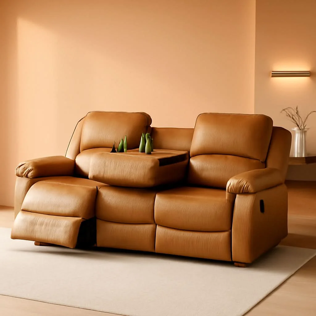 Fast 3 Seater Recliner Sofa Modern Living Room Furniture Solid