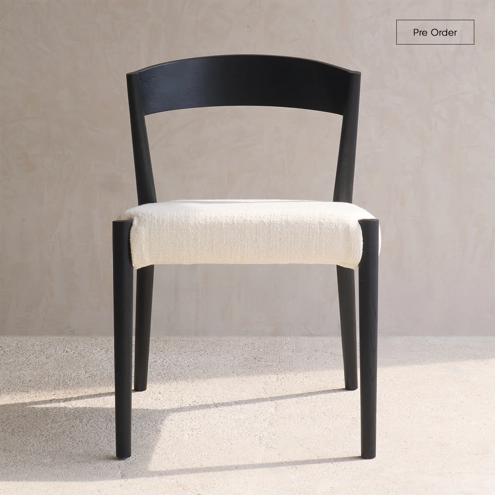 Outstanding Ronda Dining Chair Black Frame – Bespoke Fabric Modern