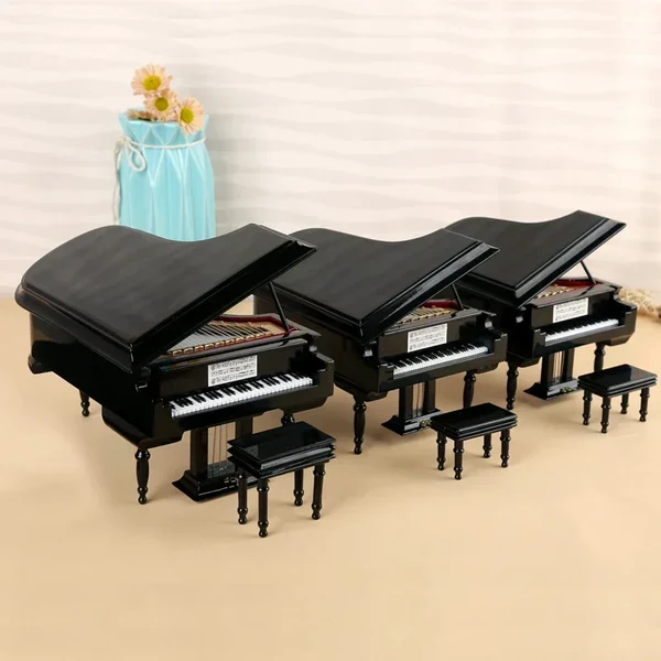 Environmentally Friendly Miniature Grand Piano Decor First-Class