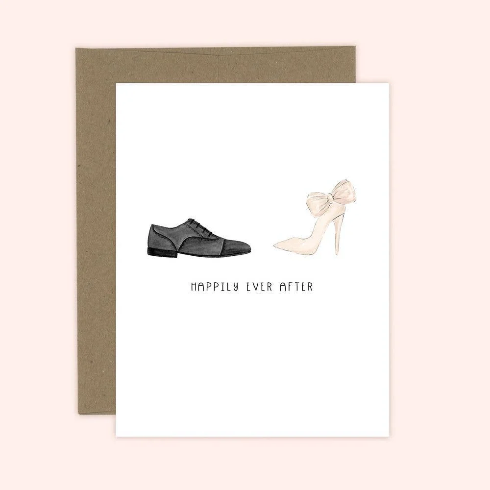 Relaxed Happily Ever After Mr Mrs Newlywed Greeting Card Healthy