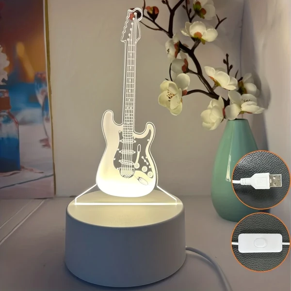 Artisan 3D Guitar Night Light Outstanding