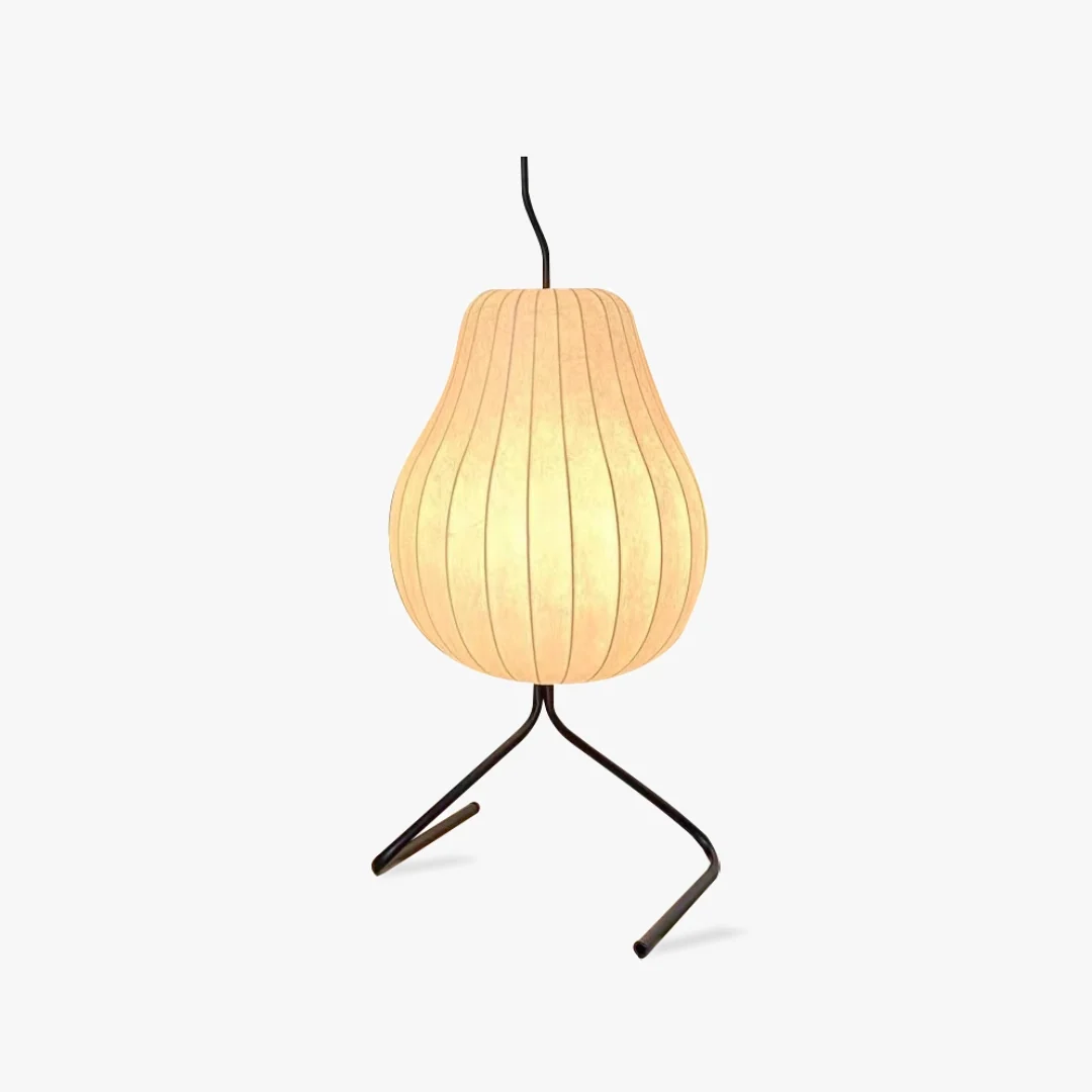 Green Pear Floor Lamp Enhanced