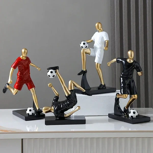 User-Friendly Creative Soccer Player Ornament Selected