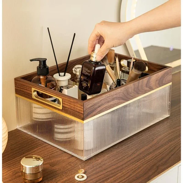 Refined Nordic Acrylic Makeup Organizer Responsible