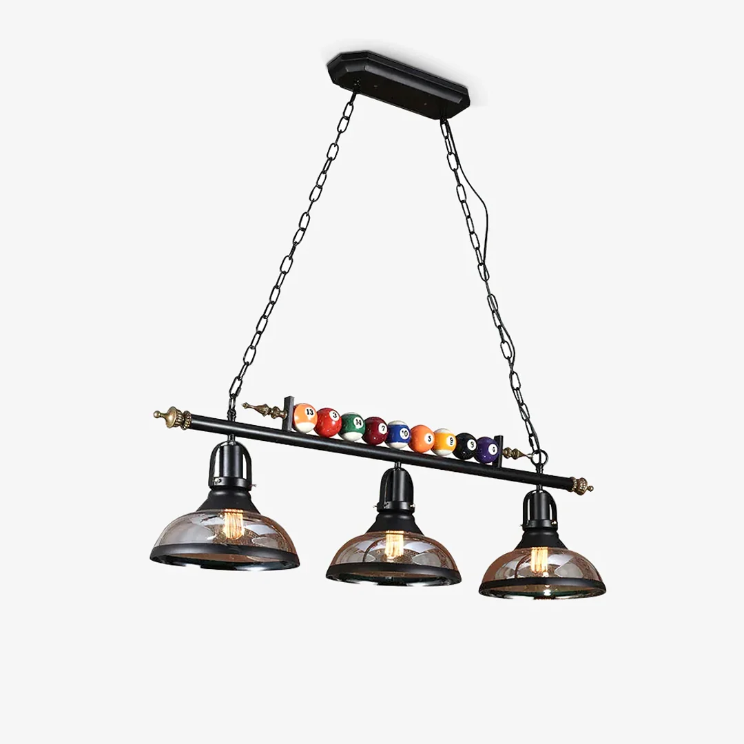Specialty Kasha Billiard Chandelier Refined