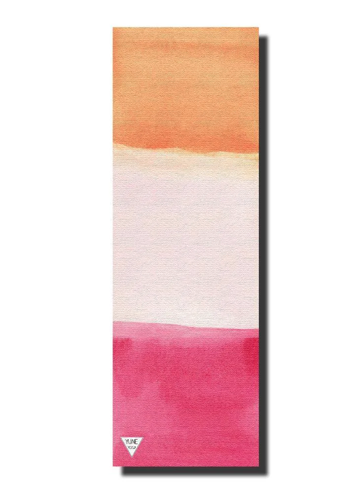 Fine Yoga Mat 6mm Thick Pink Non-Slip Eco Friendly Yune Yoga Apollo Elegant