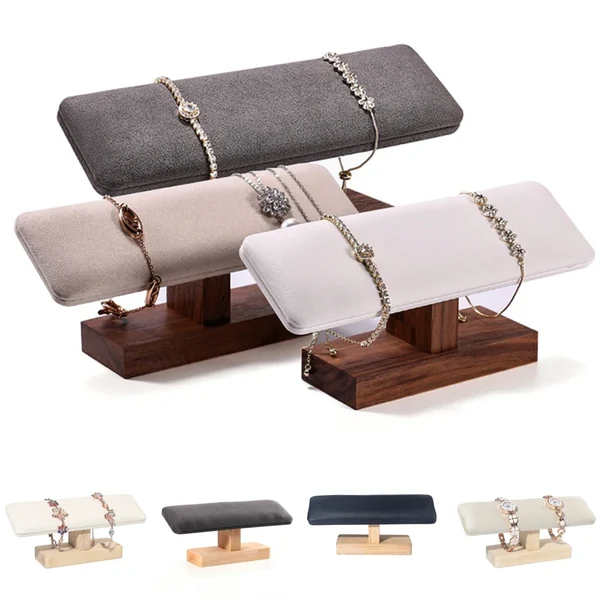 Expertly Made Fashionable Wooden Jewelry Display Stand Certified