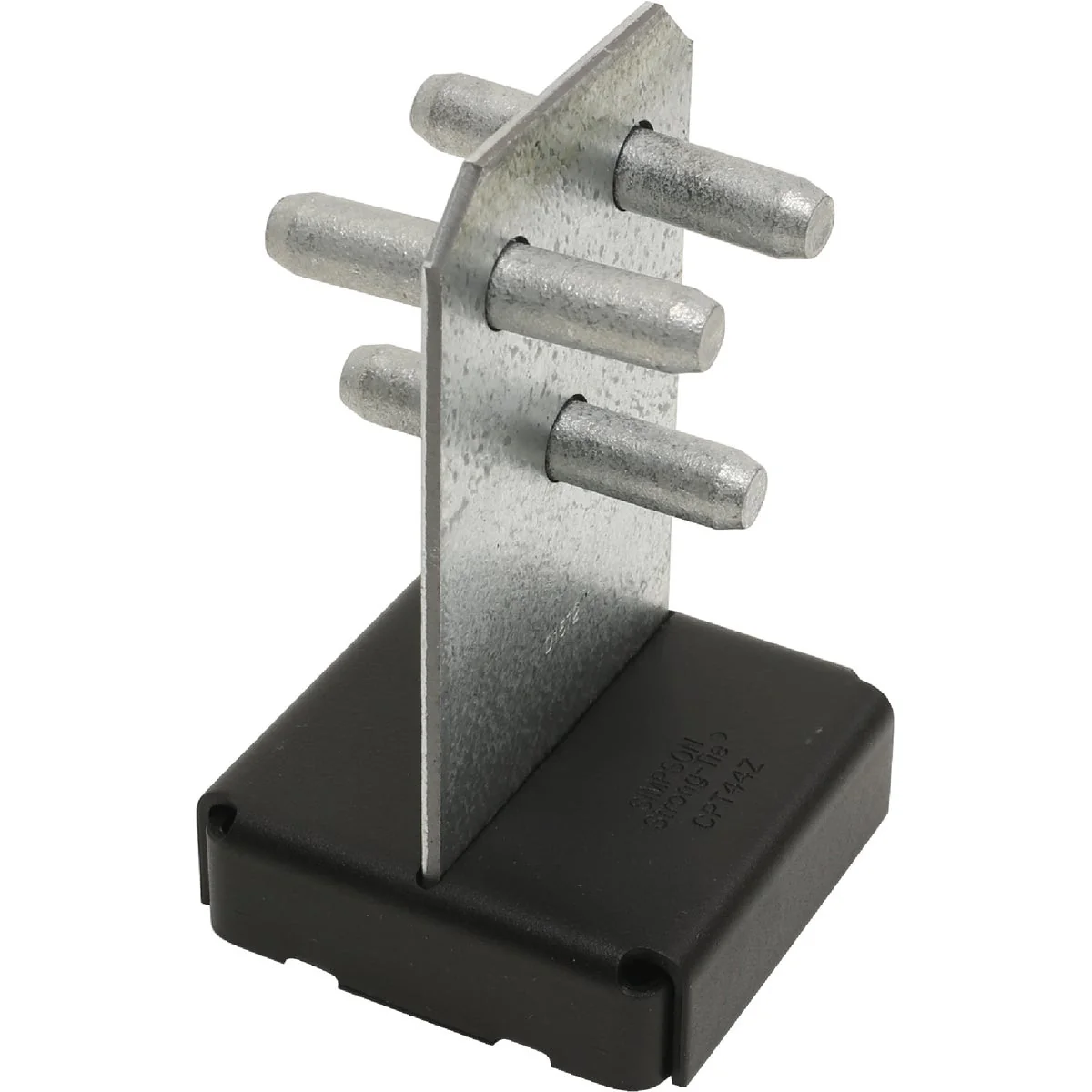 Carefully Designed Simpson Strong-Tie 3-1 2 In. x 3-1 2 In. 10 ga Z-Max Concealed Post Base Outstanding