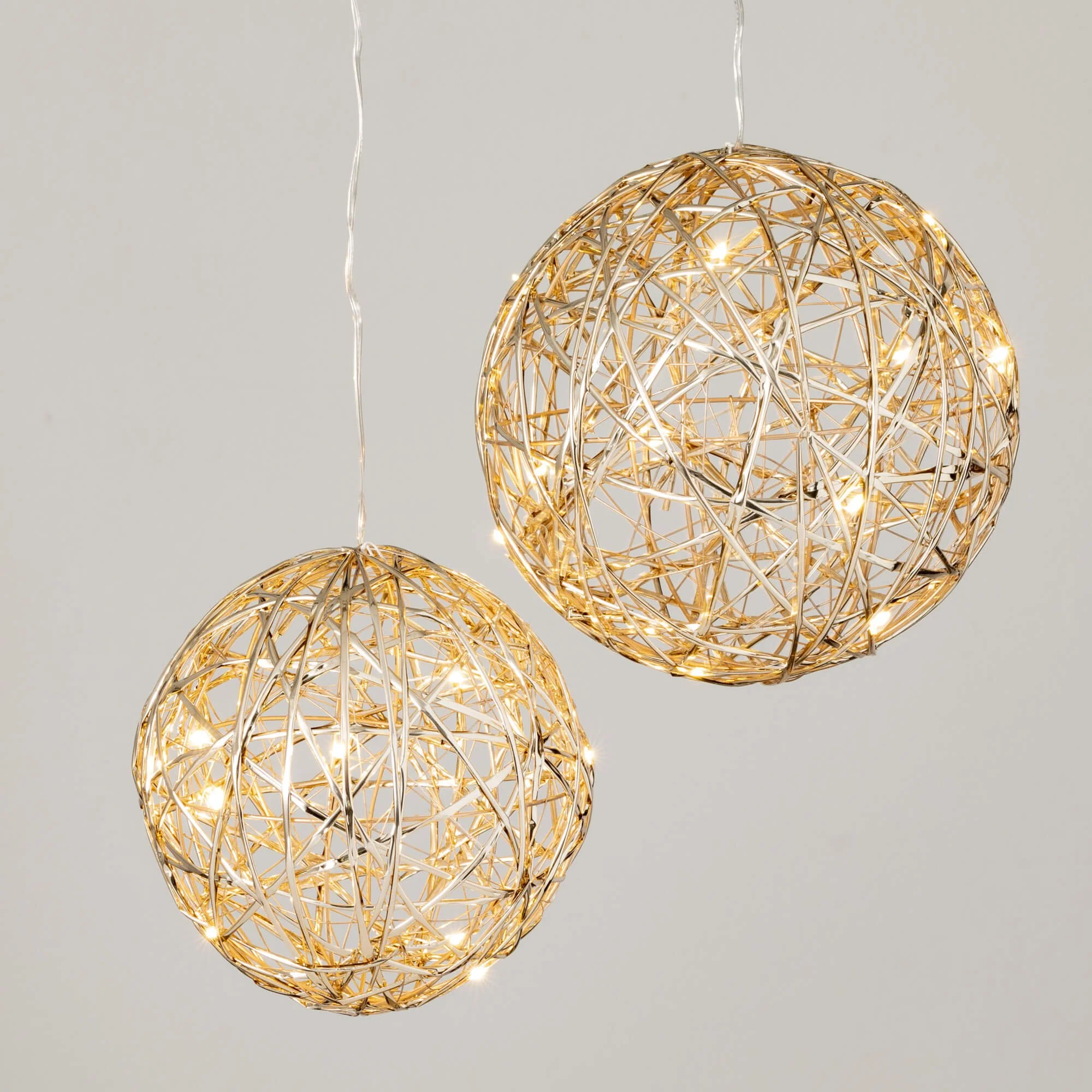 Casual Lighted Hanging Globes Durable