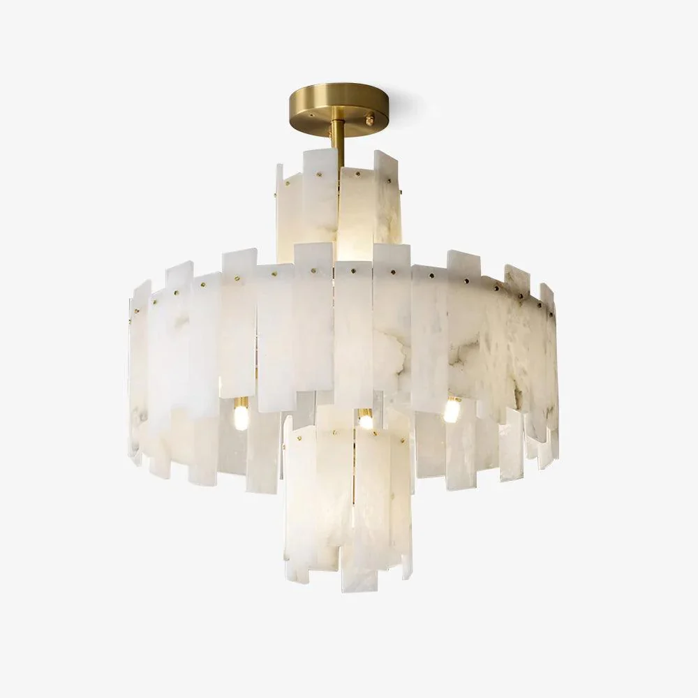 Elegant Regina Alabaster Chandelier Flexible