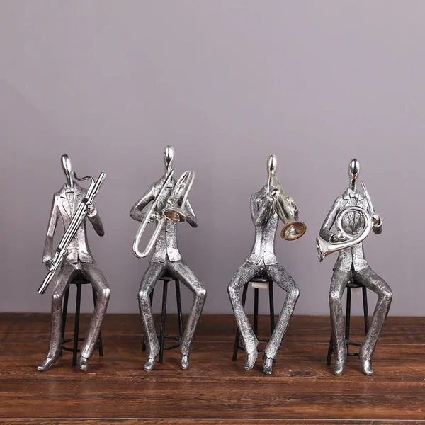 Luxury Jazz Band Home Decor Sculpture Advanced