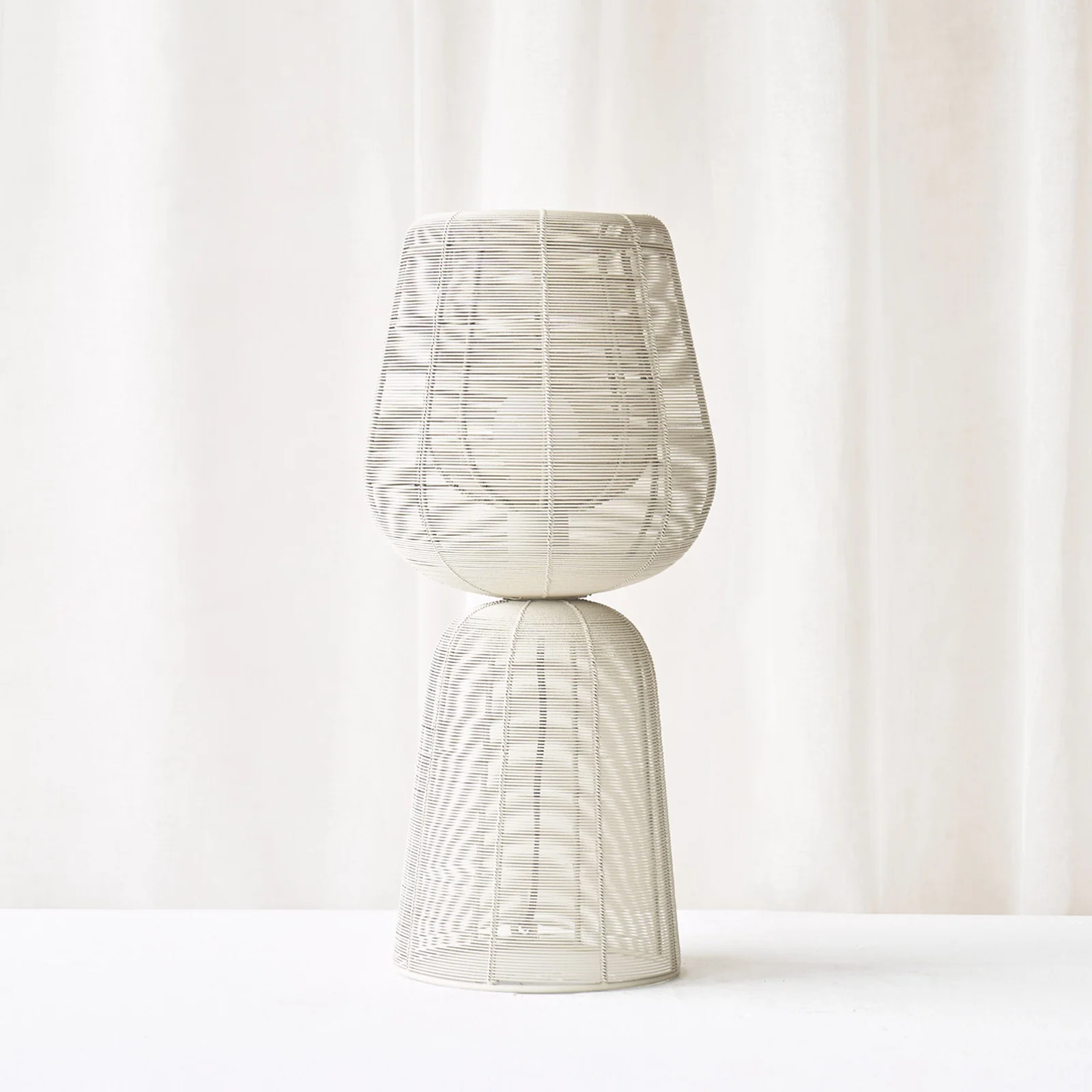 Responsible Aboso Table Lamp Cream Comfortable