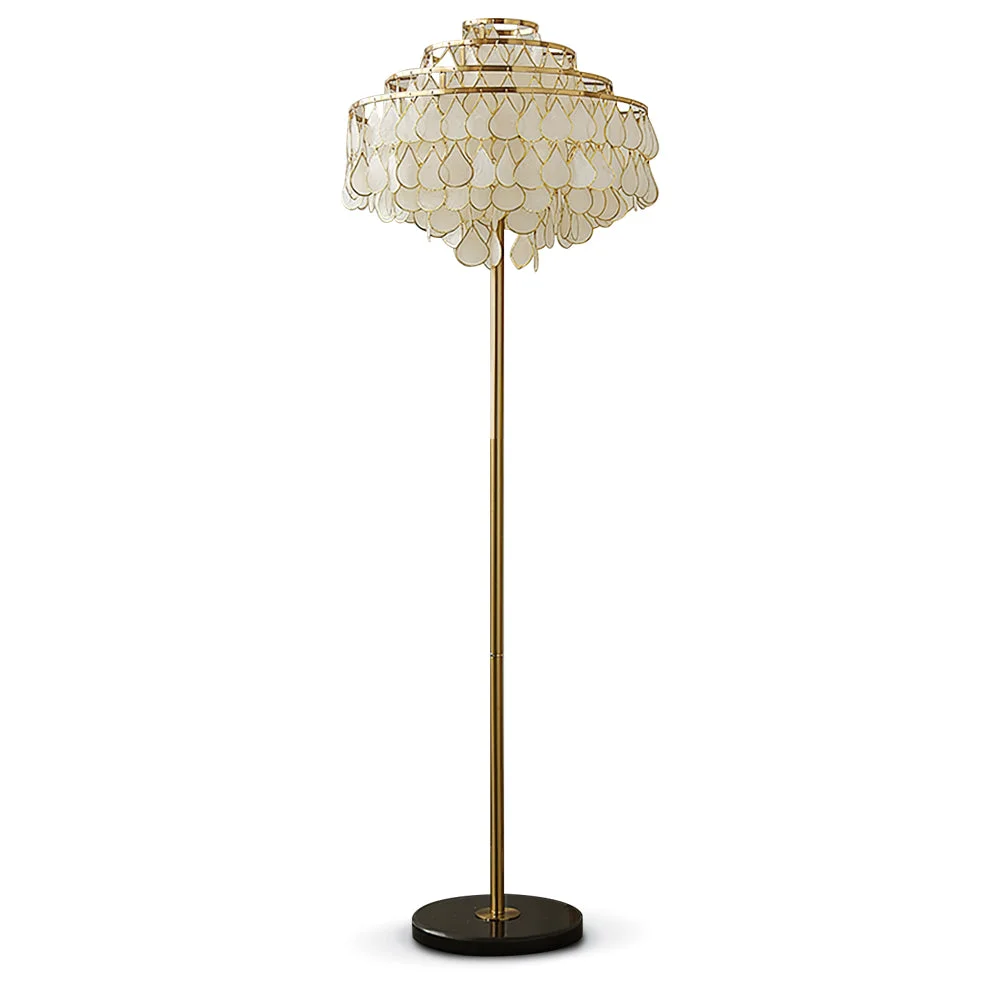 User-Friendly Vivant Shell Floor Lamp Organic