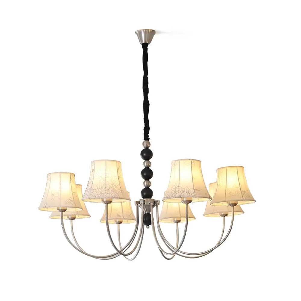 Elegant Orchid Fabric Chandelier Carefully Designed