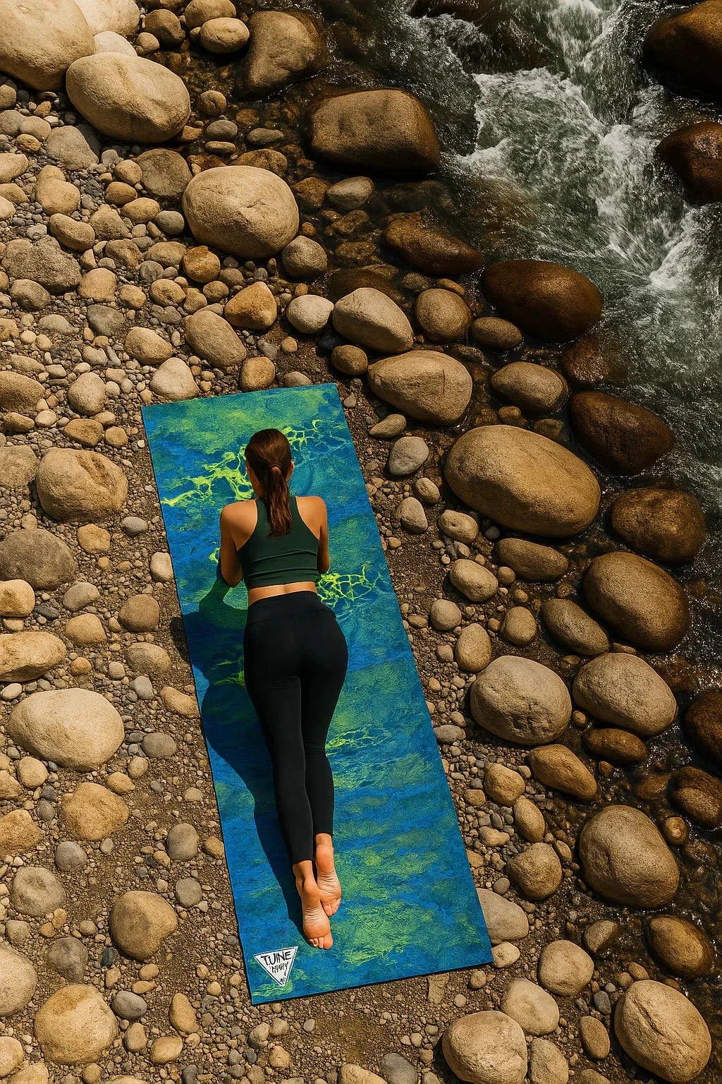 Optimized tree x Yune Yoga WAV3 Camo Yoga Mat – Eco-Friendly Non-Slip 6mm PER Mat Easy-to-Use