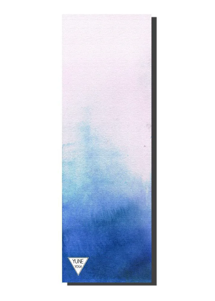 Lightweight Yoga Mat 6mm Thick Blue Non-Slip Eco Friendly Yune Yoga Serenity Durable
