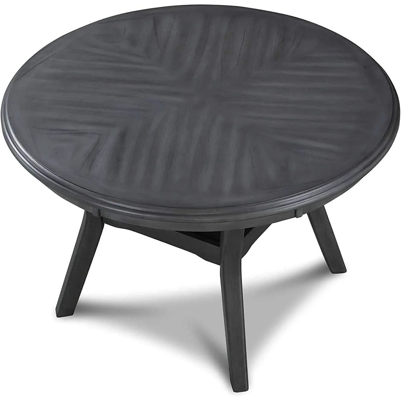 Prestigious Gray Round Dining Table And Chairs 5 Piece Dining Room Set Expertly Made