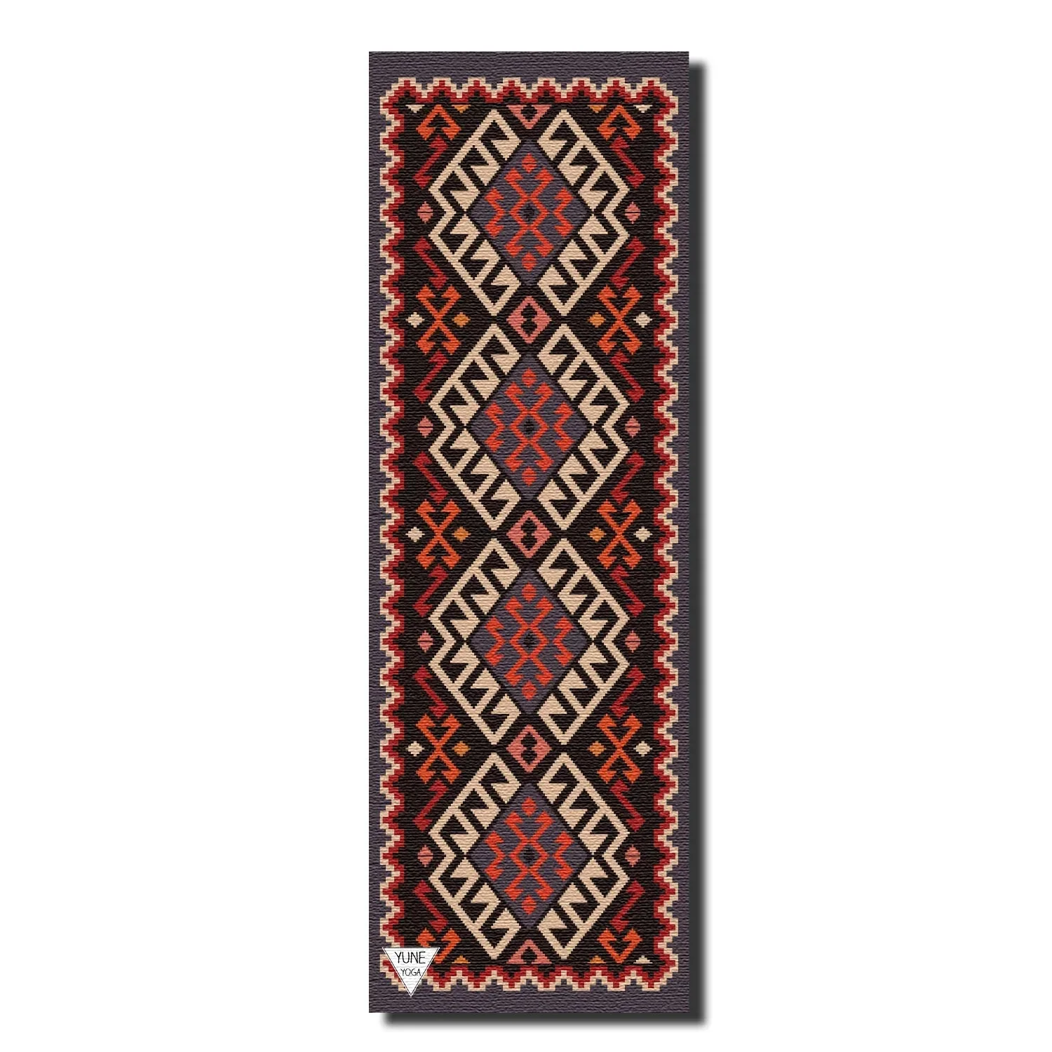 Fine Crafted Moab Sunset Yoga Mat – 6 mm Extra Thick Double-Sided Non-Slip Eco-Friendly PER with Red Canyon Sunset Design Yune Yoga High-Quality