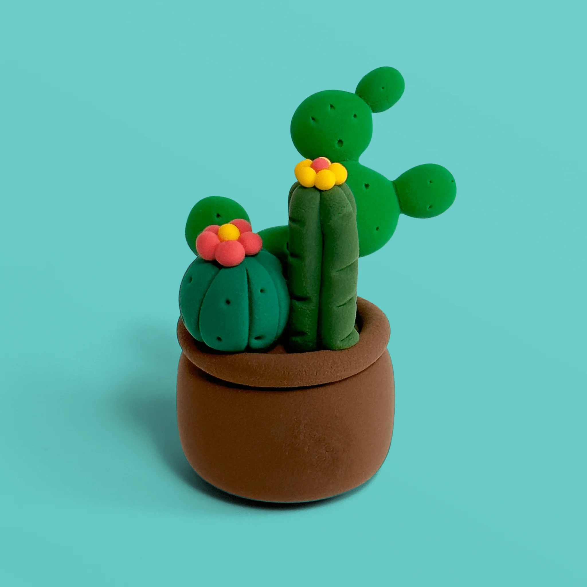 Certified Cactus Clay Crafting Kit Advanced