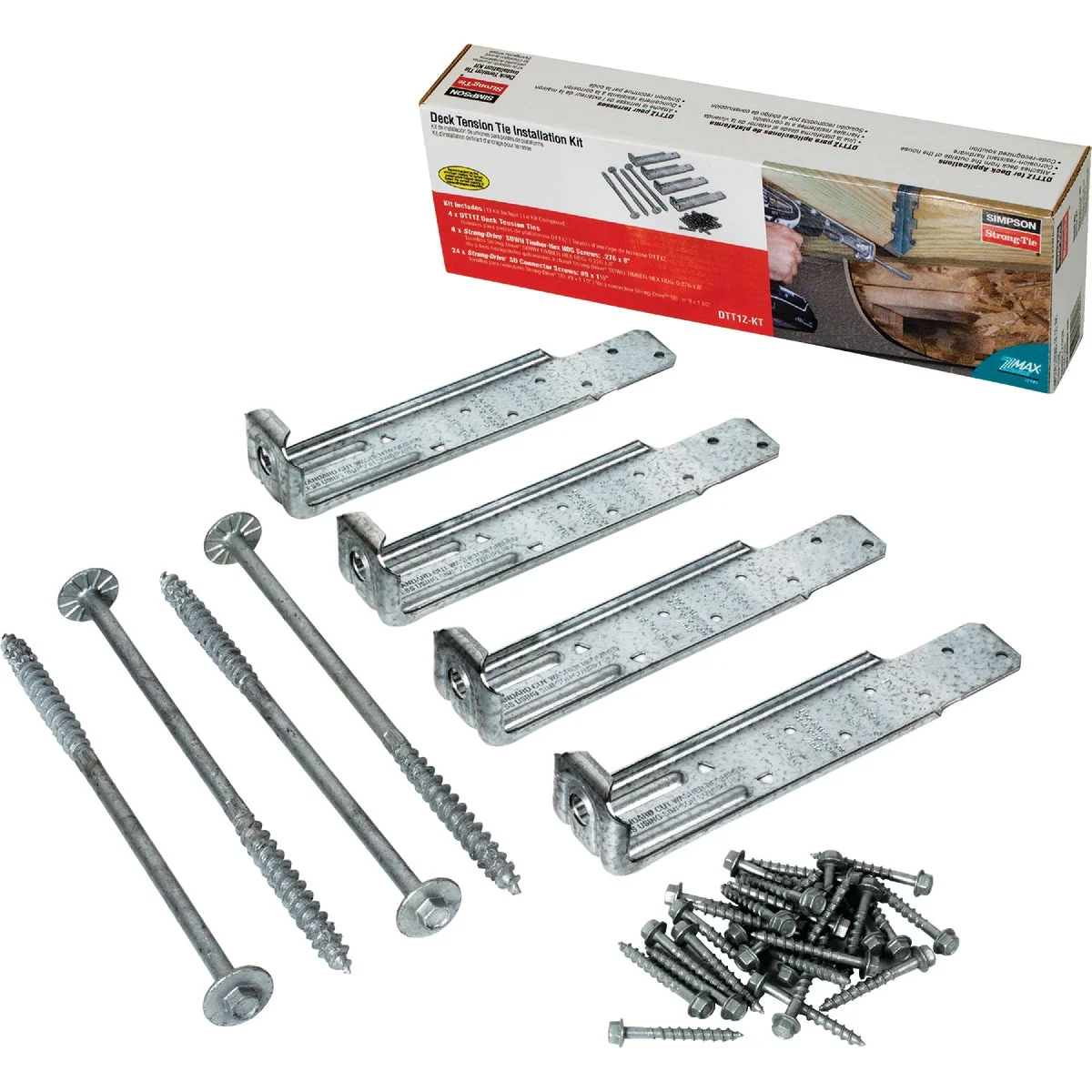 High-Performance Simpson Strong-Tie 1-1 2 in. 7-1 8 in. 3 4 in. Tension Tie Recyclable
