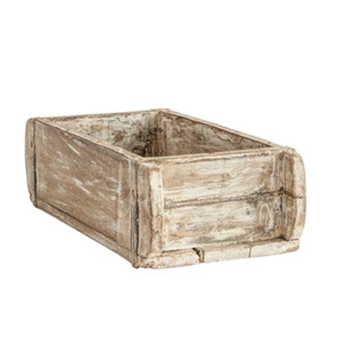 Sustainable Found Wood Brick Mold – Distressed White Exclusive