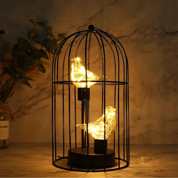 Fine Birdcage Table Lamp Certified