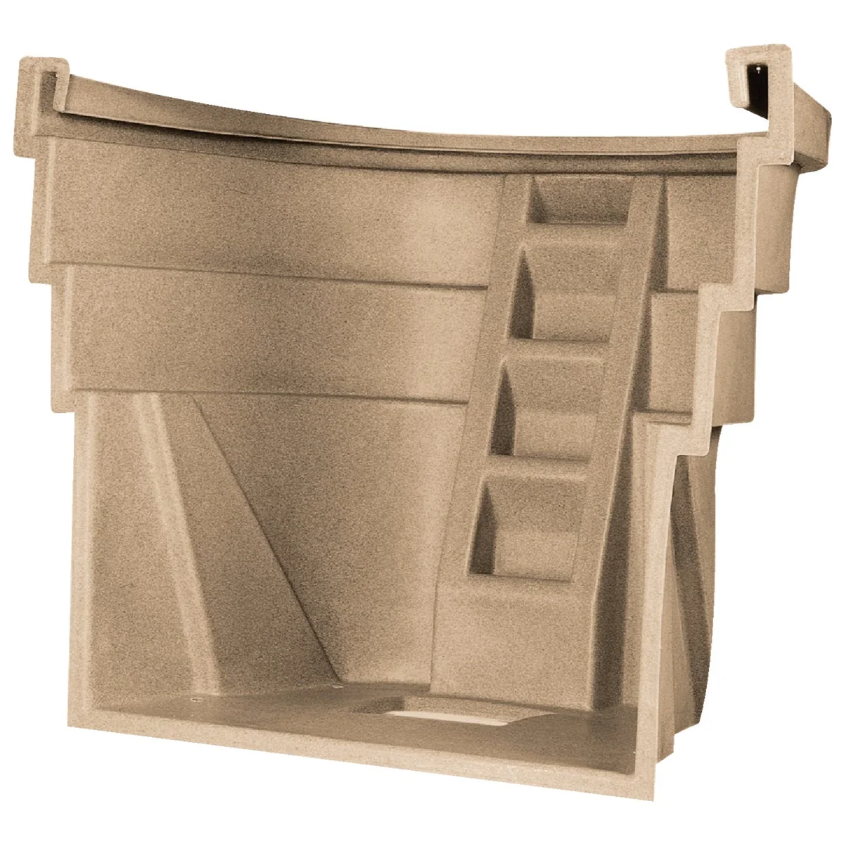 Responsible Wellcraft 60 In. x 48 In. Egress UV-Protected Polyethylene Sandstone Window Well Exceptional