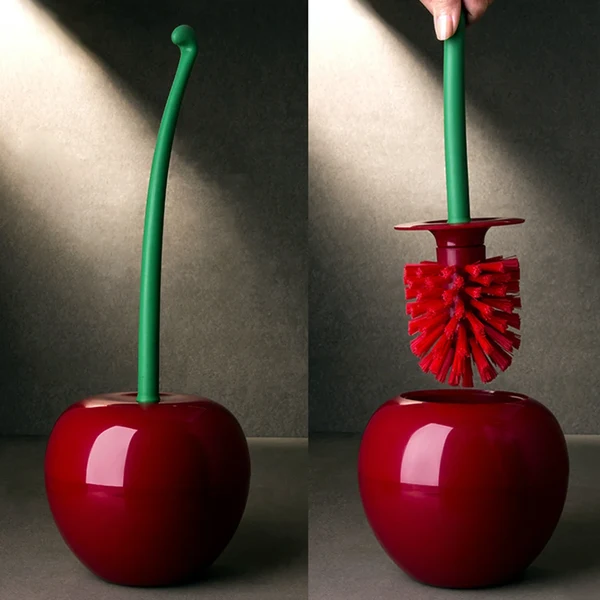 Premium Cherry Shaped Toilet Brush Set Superior