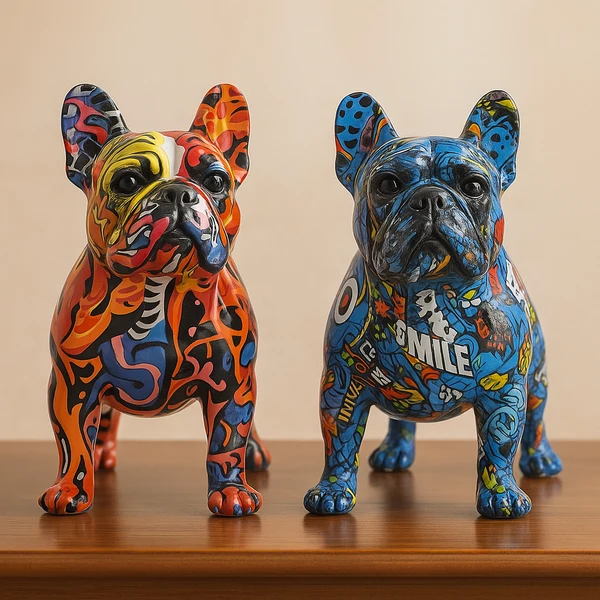 Easy-to-Use The Urban Paws Graffiti Art Dog Sculptures Expertly Made