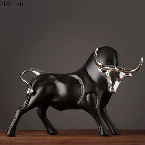Outstanding Modern Bull Sculpture Premium