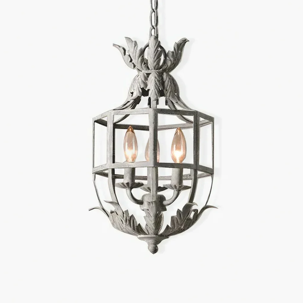 Carefully Designed Lustre Retro Cage Chandelier Elite
