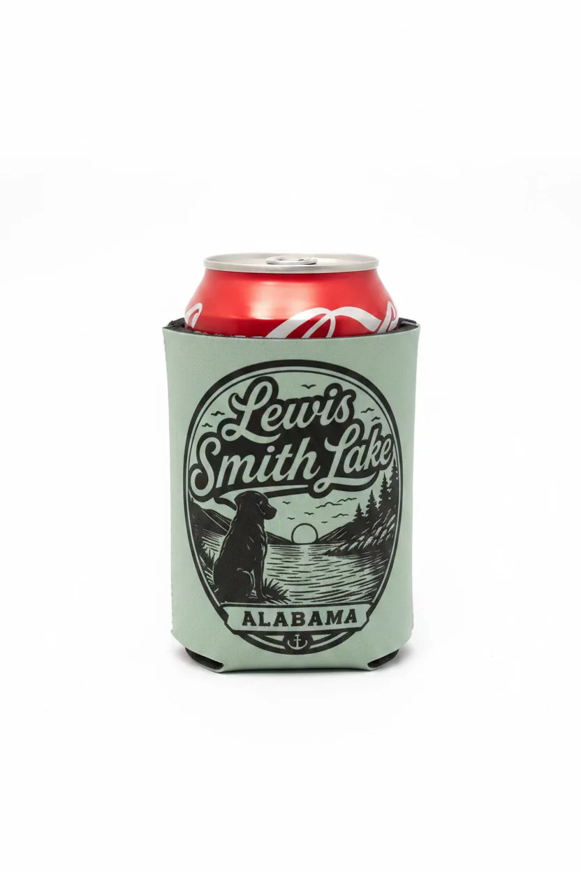 Relaxed Smith Lake Can Coolers-Huggers-Cozy Expertly Made