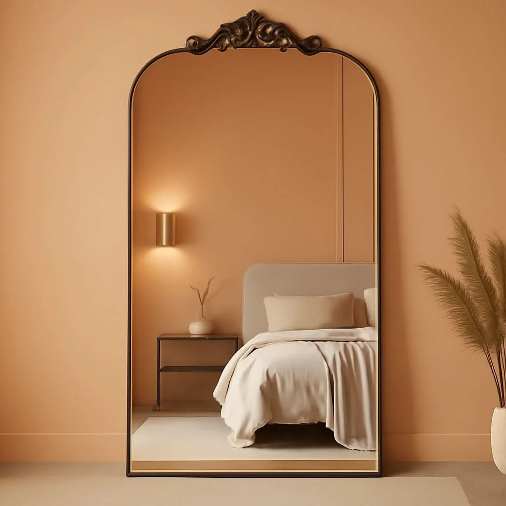 Durable Full Length Floor Mirror 71×28 Inch Bronze For Bedroom Premium