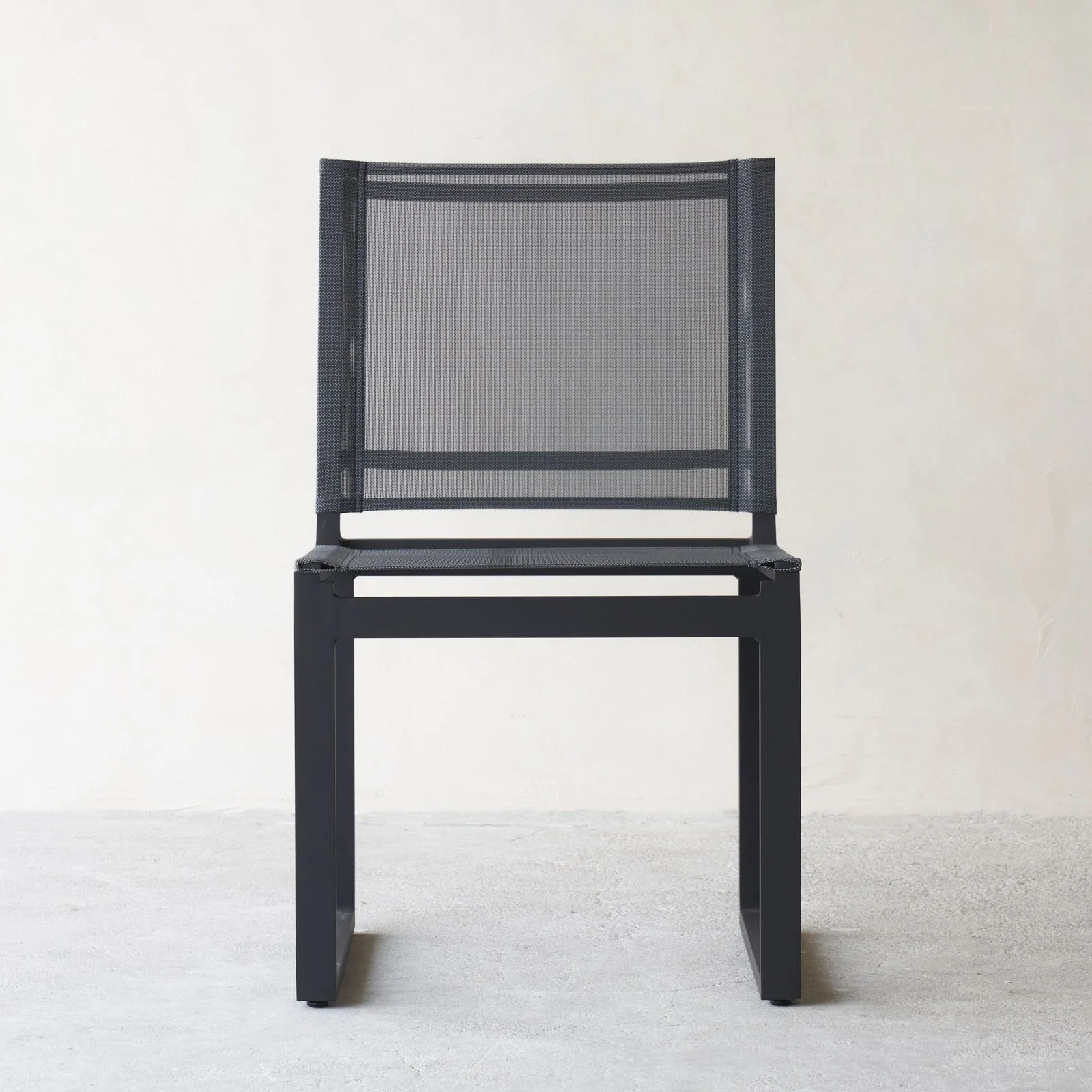 Carefully Designed Piano Outdoor Dining Chair Without Arms Asteroid 58cm Convenient