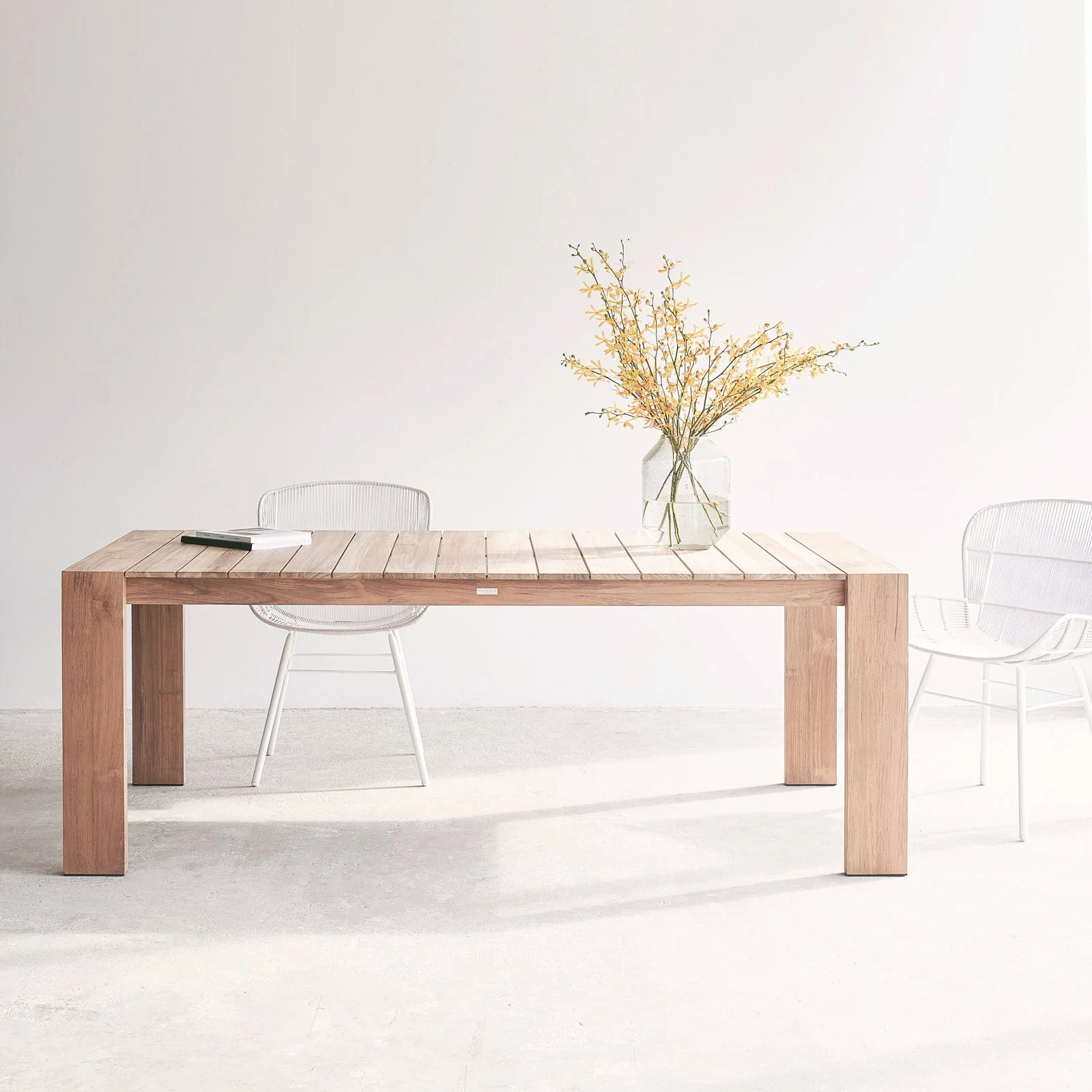 Functional Hayman Outdoor Dining Table Teak 200cm Refined