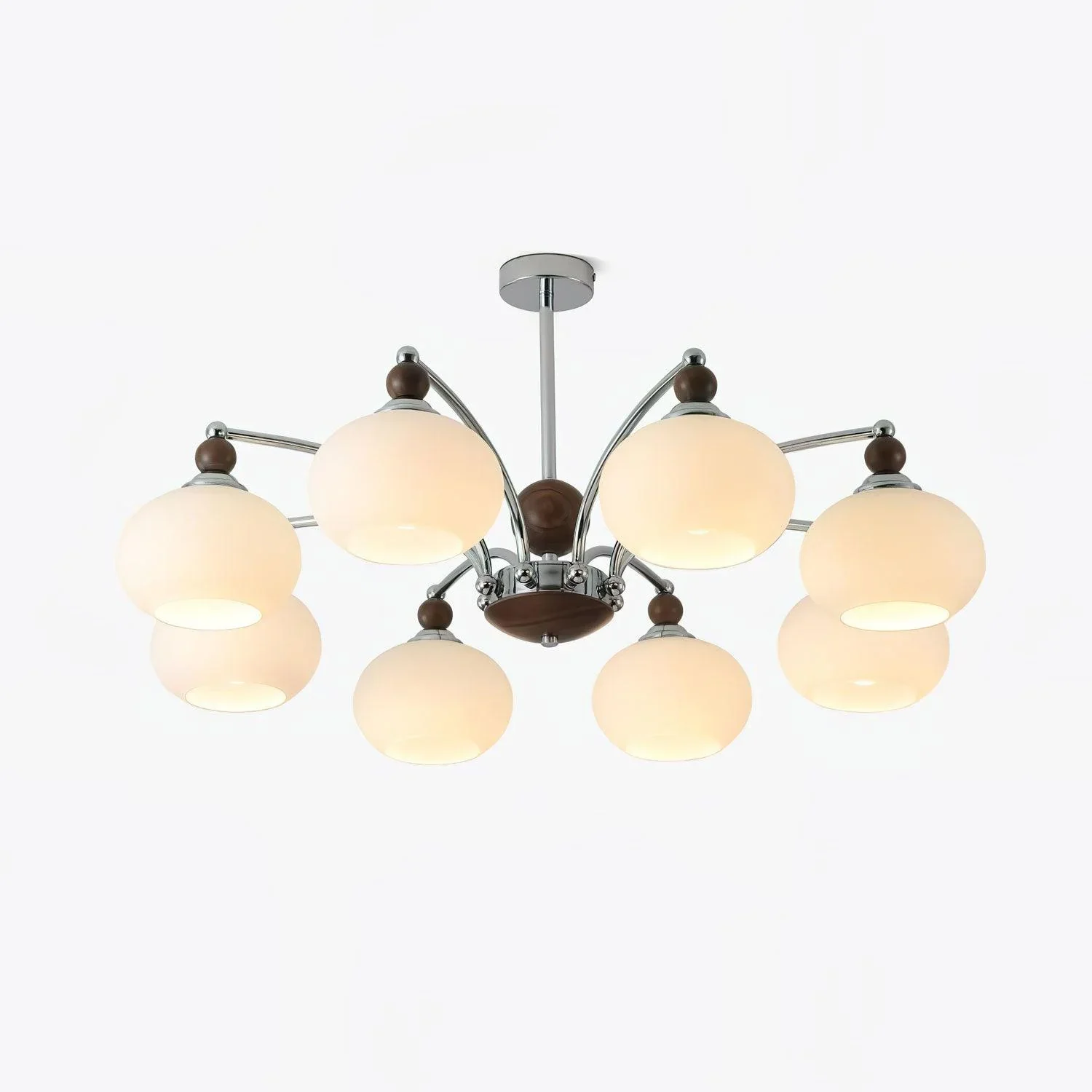 Lightweight Vintage Persimmon Chandelier Fine Crafted