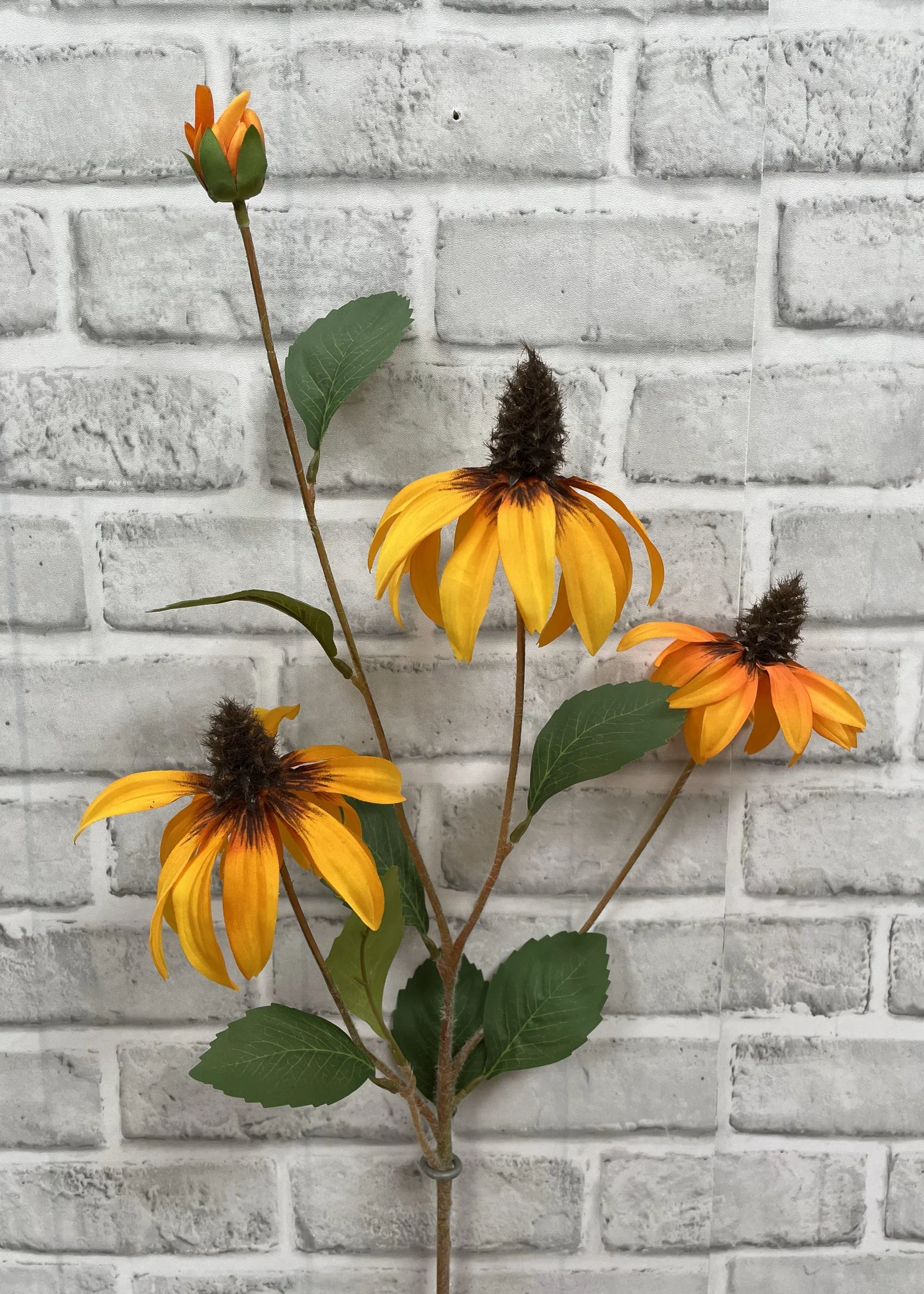 Stylish Coneflower – Faux Floral Premium Material
