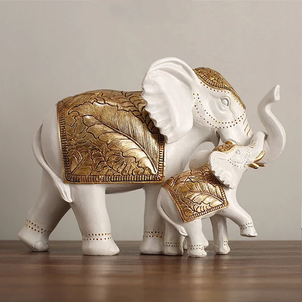 Stylish Resin Elephant Figurine Flexible