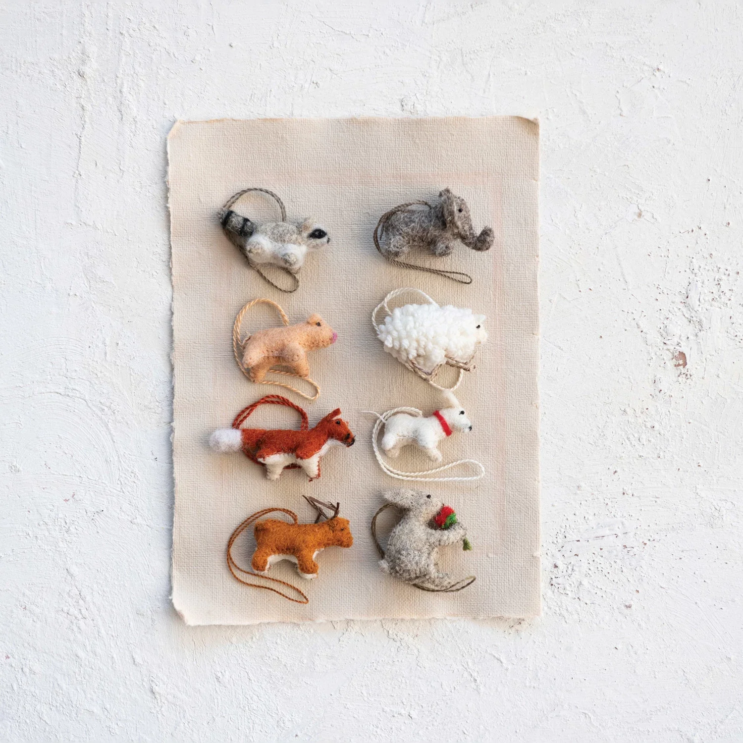 Eco-Friendly Wool Felt Animal Ornaments Next-Generation
