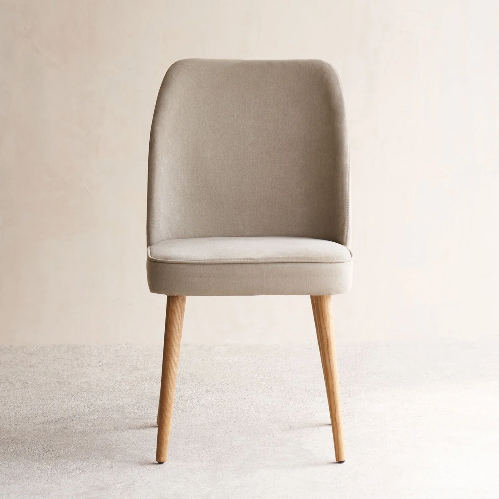 Healthy Andy Dining Chair Oak – Latte Green