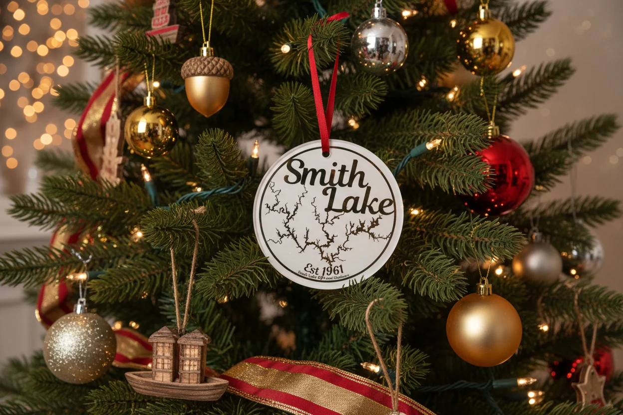 Selected 2025 Smith Lake Glass Christmas Ornaments Fine Crafted
