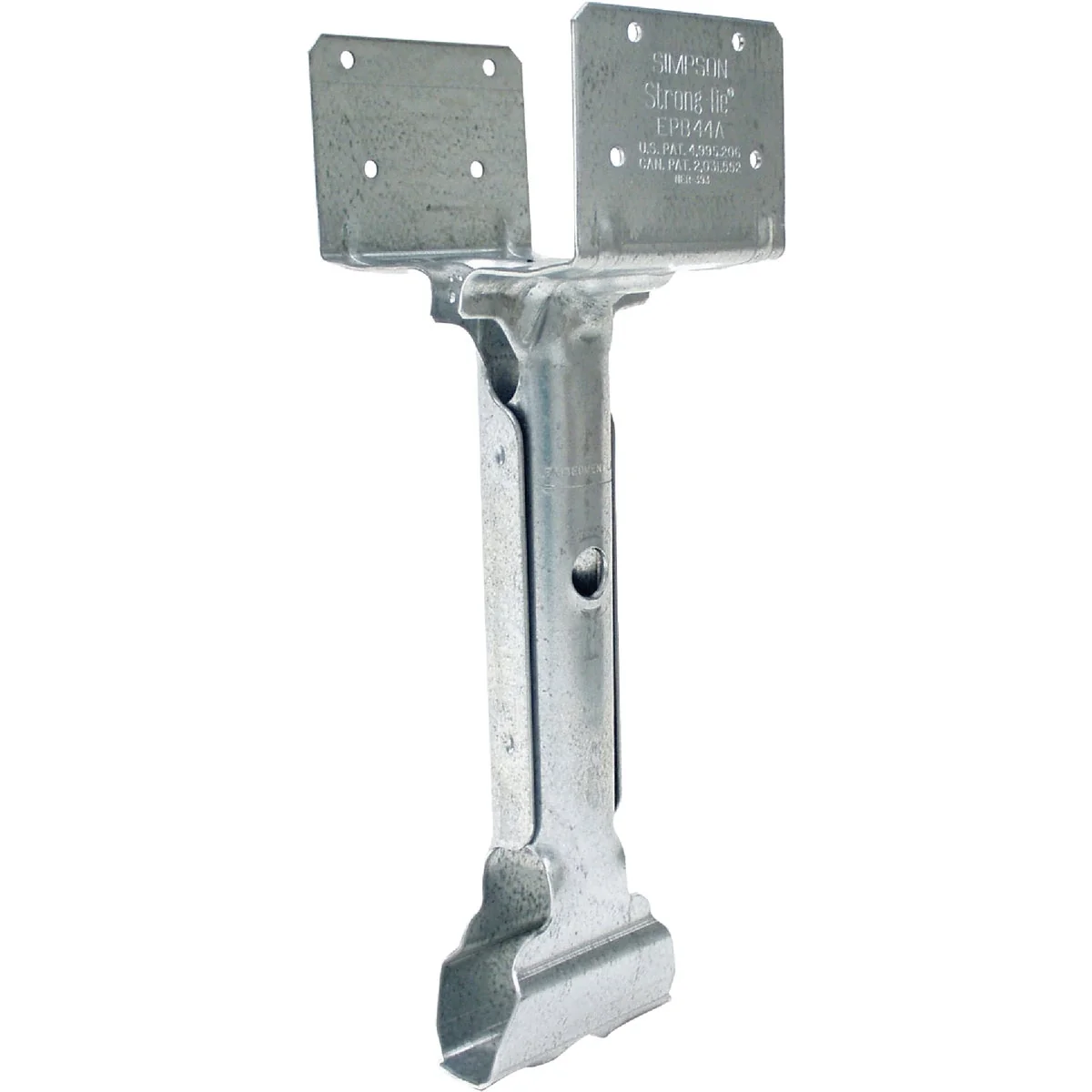 Soft Simpson Strong-Tie 4 In. x 4 In. 14 ga Galvanized d Post Base Sophisticated