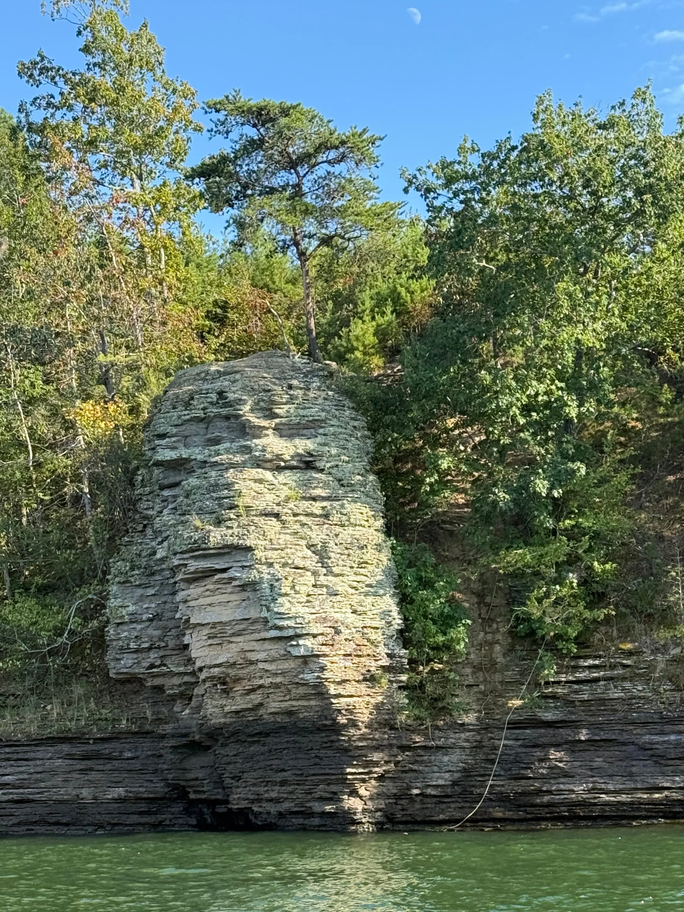Professional Smith Lake Alabama Chimney Rock Print Solid