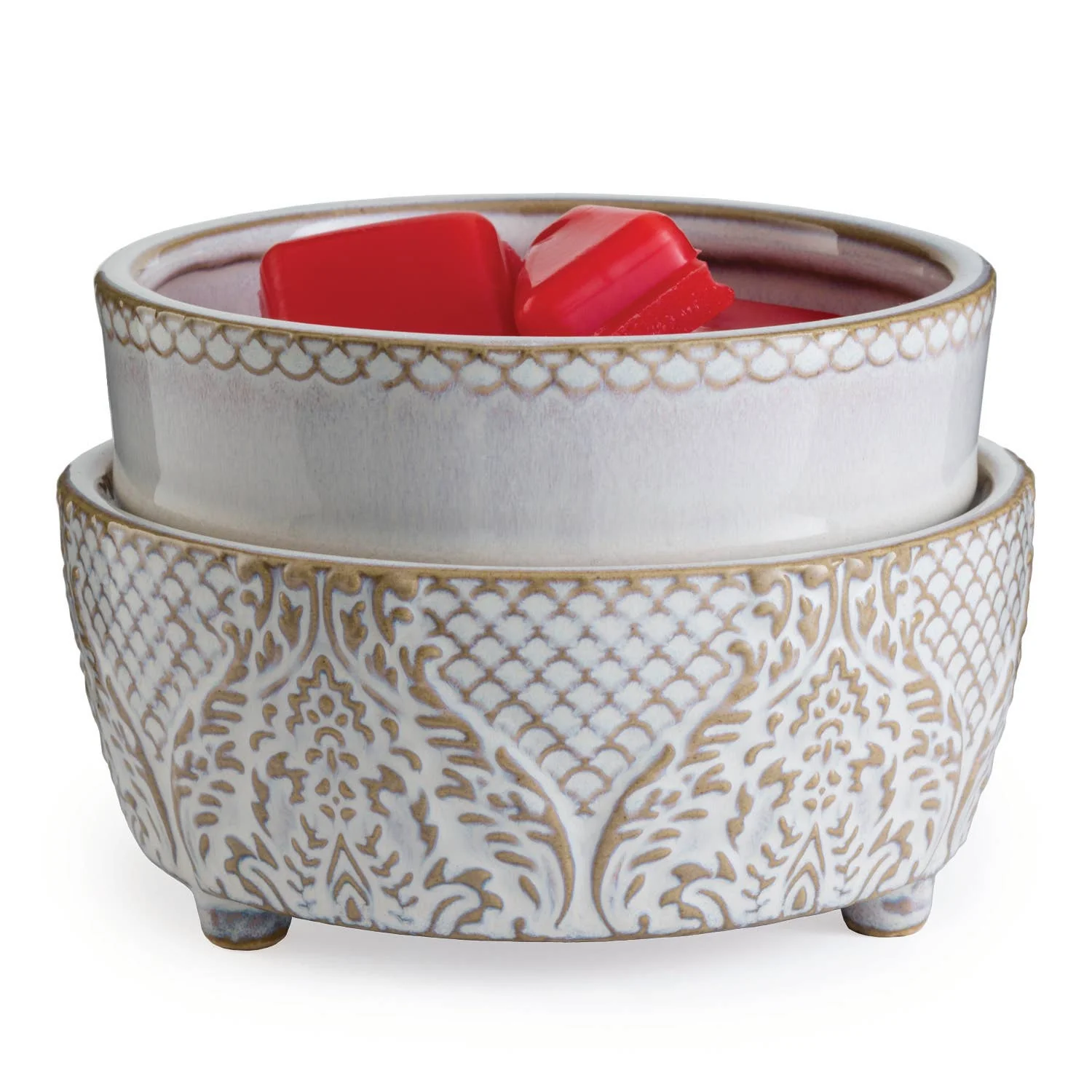 Official 2-IN-1 Fragrance Warmer Vintage White Breathable