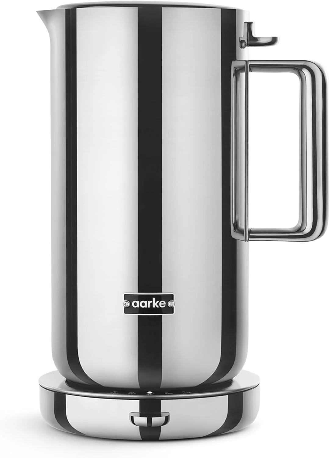 Functional Aarke Kettle – Electric Stainless Steel Tea Kettle 1.2L 40oz Steel Temperature Control Non-Drip Spout Double-Wall Construction Dry Boil Protection Heat-Safe Handle LED Cool-Down Indicator Carefully Designed
