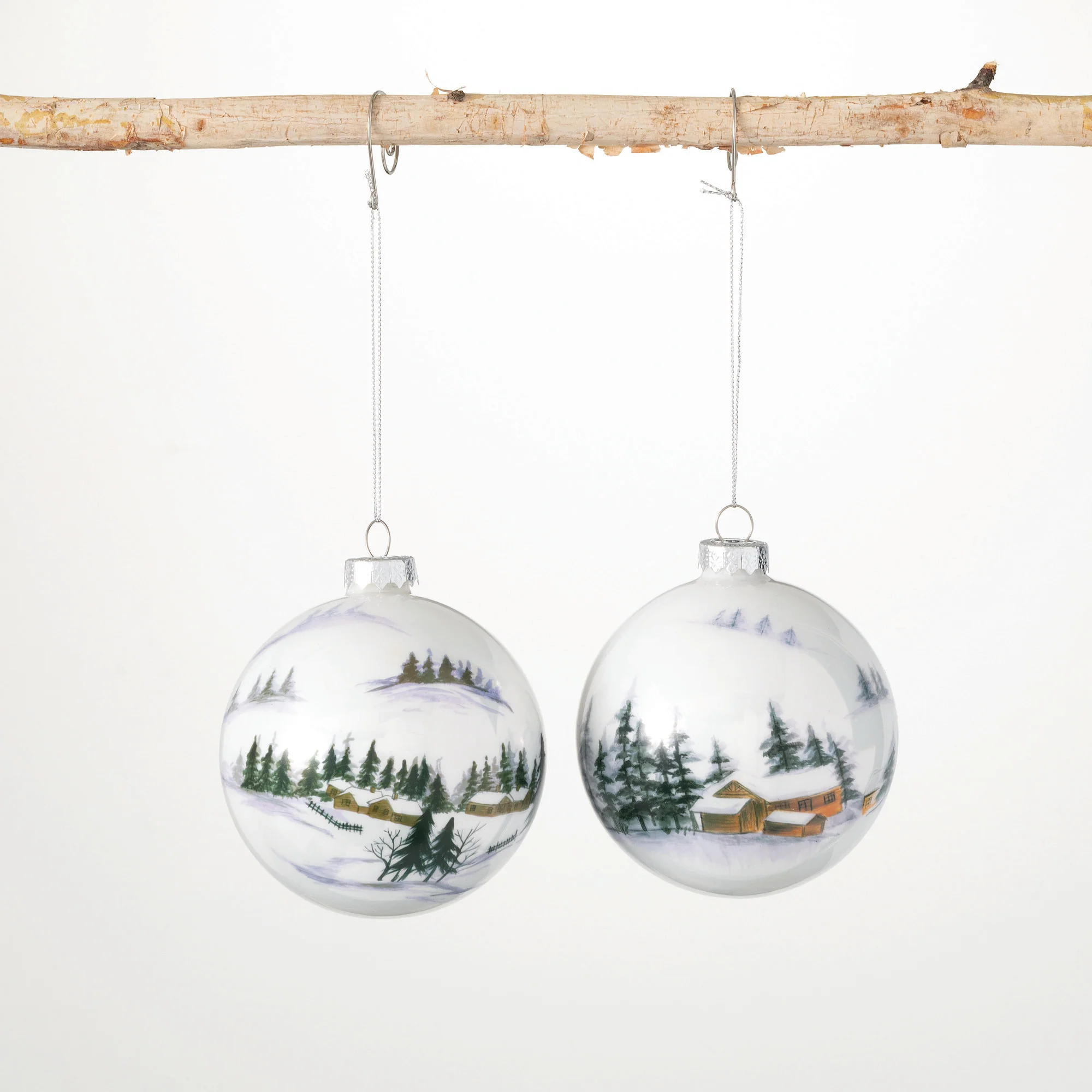 Verified Winter Lodge Scene Ornaments Proven