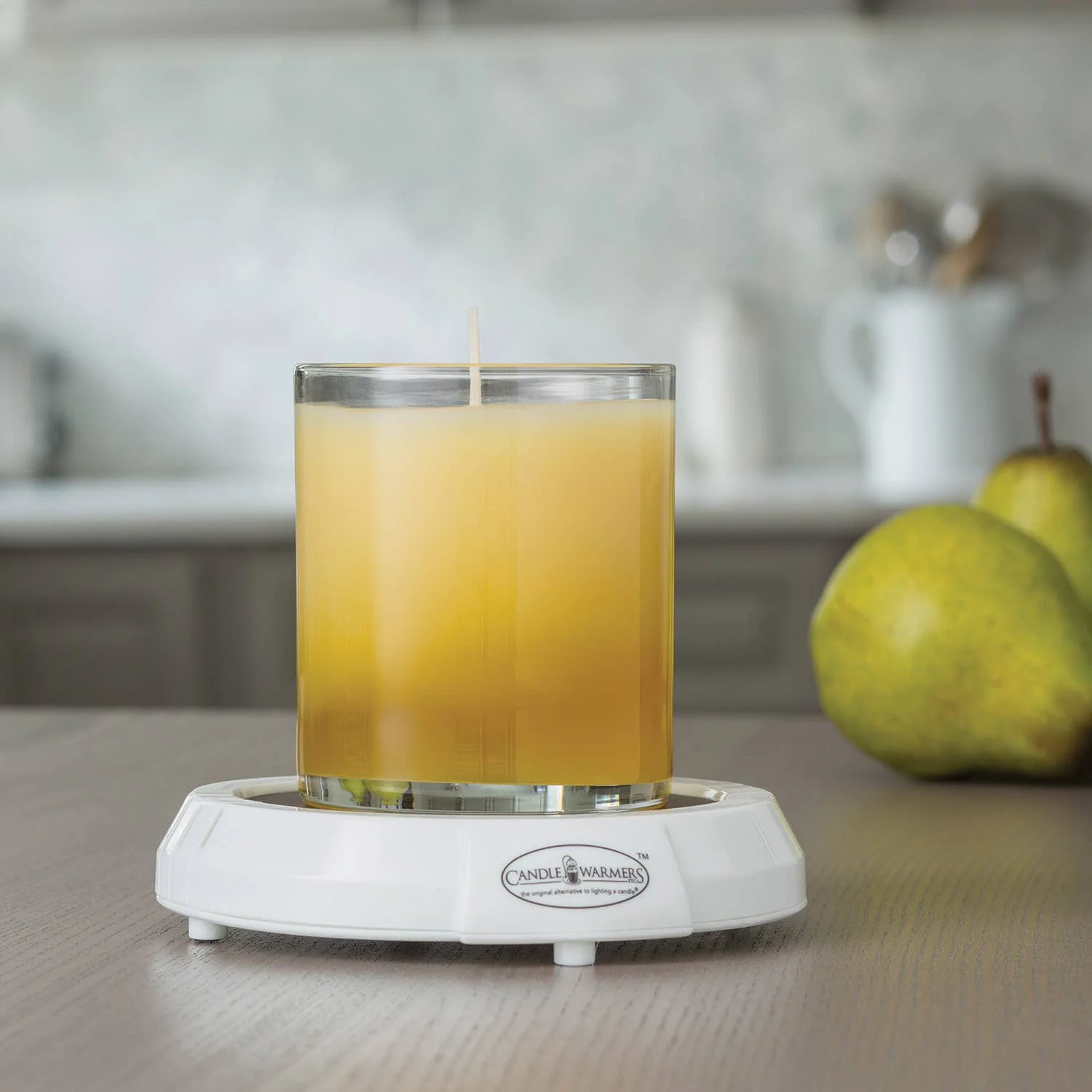 Contemporary Candle Warmer-White Exclusive